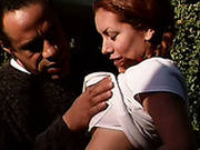 Whorish Red Haired Chick With Pigtails Suck Black Cock Of Her Man Greedily