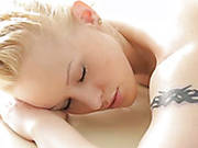 Thirsting Blond Girlie With Tiny Tits Blows Sugary Cock Of Her Massage Therapist