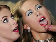Super Hot Skilled Milfs Blow One Sugary Dick With Passion