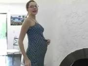 Pregnant Girl Lactates And Squirts Milk