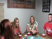 Young Girls Deepfucking On Poker Night