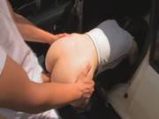 Amazing Schoolmate Threesome In The Car