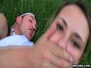 Outdoor Sex With Pigtailed Teen
