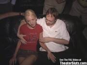 Skinny Blonde Wild Freak Fucked In Theater