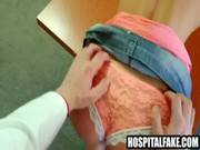 Blonde Sucks Cock And Gets Fucked Hard By 