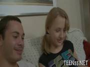 Wild Teen Mounts A Huge Knob