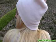 Amateur Picked Up Blonde Slut Fucked