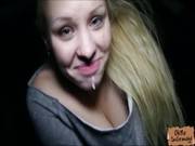 Stranded Blonde Gives A Hot Blowjob And G 