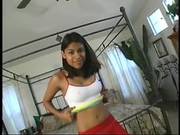 Cute Latina With A Tongue Piercing Sucks On Two Cocks And Ge
2101