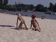 Young Nudist Teens At Nude Beach
300