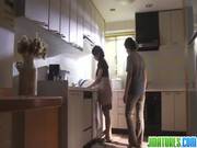 Rika Gives Him Head In The Kitchen