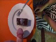 No Sound Eating Cum On Cake
400
