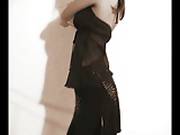 Tsugihara Kana Black Dress