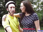 Classy British Milf Jizzed On After Atm Fun