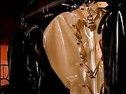 Horny Sluts In Latex Spanking Ass