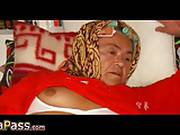 Omapass Sexy Grannies Masturbating Her Hairy Pussy