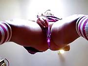Hot Masturbating Session Leads To Squirt Orgasm