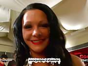 Gorgeous Brunette Sucks And Rides Cocks