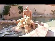 2 Women Enjoying The Water