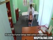 Blonde Patient Sucking On Her Doctors Har 