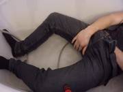 Piss Jeans And Bath Fully Clothed