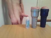 Fleshlight Orgy Ends With Moaning Internal Cumshot