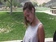 Hot Teen Immensely Enjoys Herself
