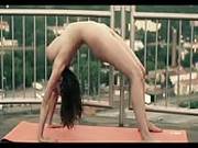   Naked Yoga On The Terrace