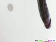 Innocent Teen Deepthroats Big Black Cock