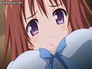 Romantic Anime Babe Gets Licked