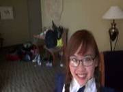 Cute Homemade Asian Teen Maid Fuck