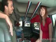 Redhead Teen Rides The Sex Bus For A Good Fuck
