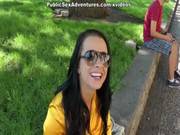 Brunette Shows A Guy Where To Go And Her 