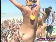 Teens At A Spring Break Bikini Contest
