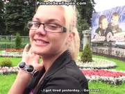 Pussy Fingering And Blowjob Outdoors