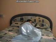 Dude Is Awaking His Girlfriend With Her Tits In His Hands