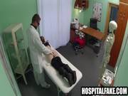 Sexy Brunette Patient Gets Fingered By He 