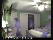 Hidden Cam In Bed Room Of My Mum Caught G 