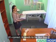 Fakehospital Horny Saleswoman Strikes A Deal With The Dirty Doctor By Sucking And Fucking His Cock