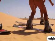 Sexy Badass Girls Love Sandboarding And Dirty Biking