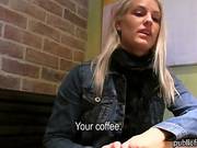 Blonde Czech Babe Takes Money And Fucked In The Toilet