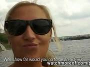 Massive Boobs Honey Enjoys A Quickie Sex On The Bridge With Her Newly Met Guy