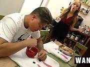 Sexy Hot Stepmom Pristine Exploits Her Own Step Son Video