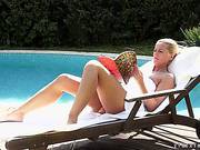 Blonde Likes Sex Outdoor
