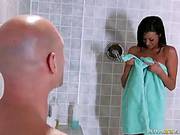 Slim Brunette Is About To Have Sex With A Guy She Is In Love With