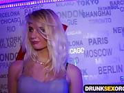 Hot Blonde Got Drunk And Decided To Have Sex With Many Guys, At The Party