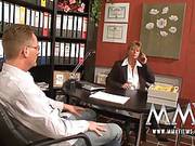 Passionate Woman Got A Task From Her Boss To Amuse Their Client Until He Shows Up