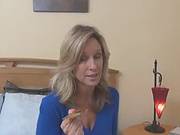Very Experienced Blonde Woman Is Satisfying Her Young Lover, While His Wife Is At Work