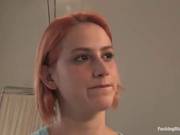 Red Haired Girl Is Tied Up In A Secret Lab And Fucked By A Fucking Machine