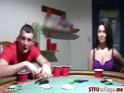 Coeds Plays A Filthy Game Of Poker